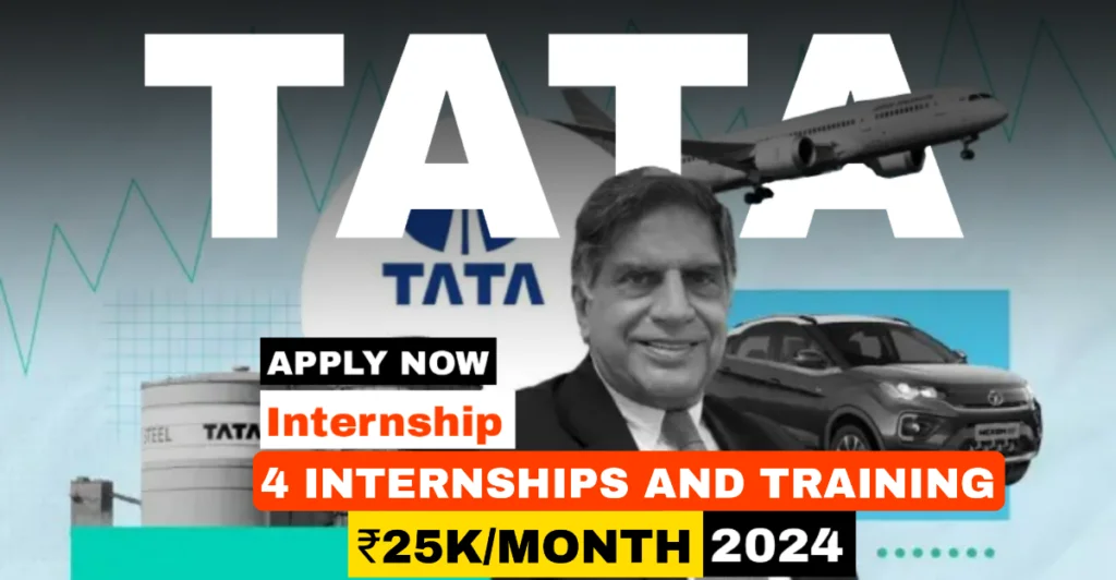 4 TATA Internship and Training 2024 APPLY NOW