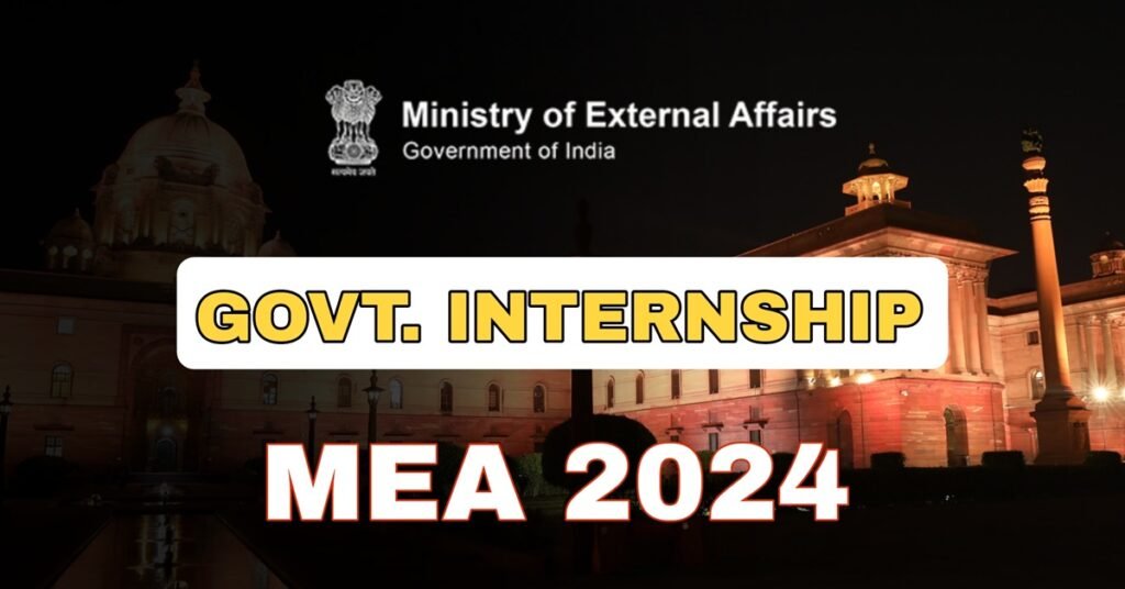 MEA Internship Program 2024 APPLY Now