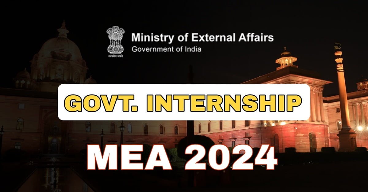 MEA Internship Program 2024 APPLY Now