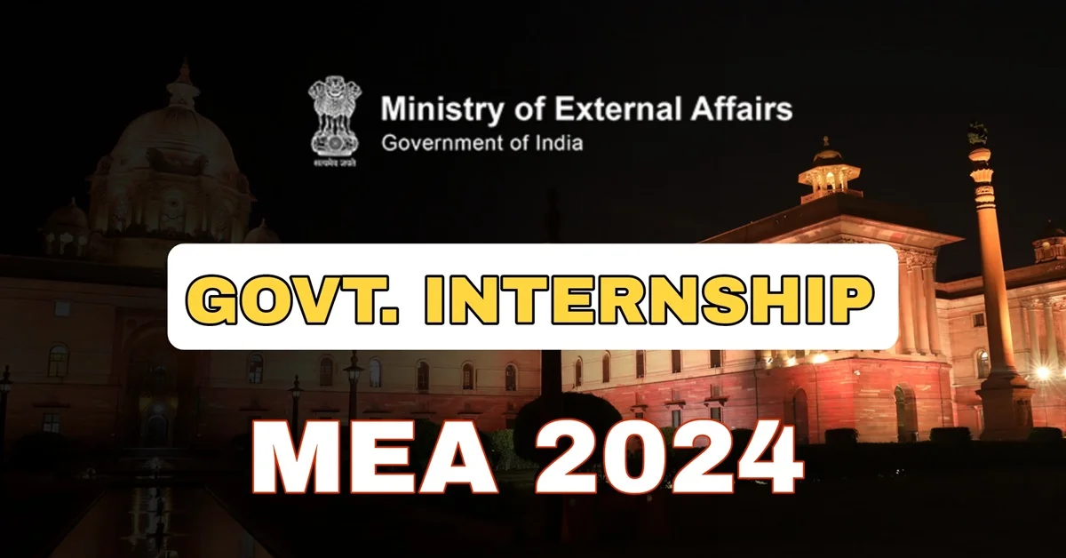 MEA Internship Program 2024 APPLY Now