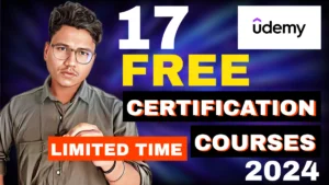 17 Udemy Free Certification Courses in 2024 Limited Time