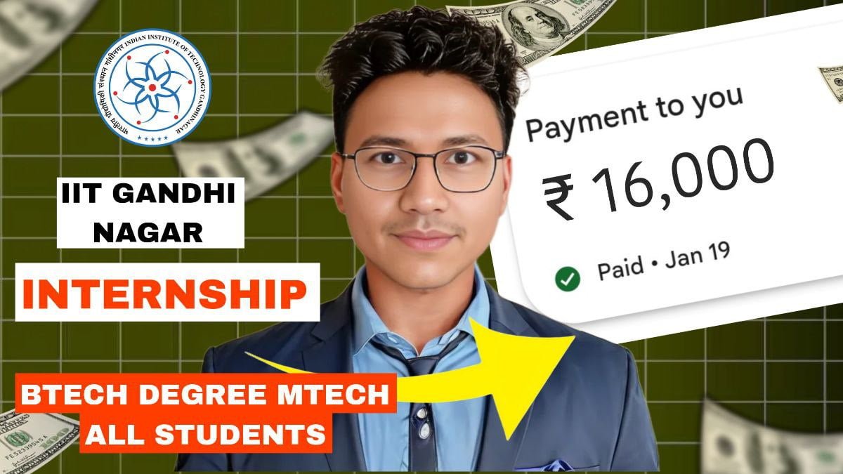 IIT Gandhinagar Free Internship 2024 Apply by 5th March